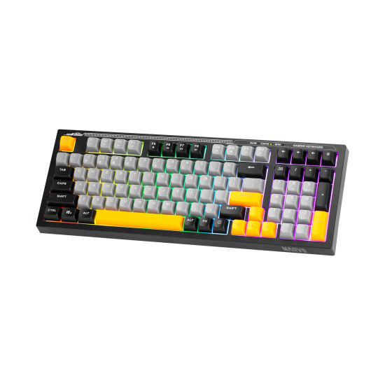 Клавиатура Marvo Gaming Keyboard Soldat S50B - Rainbow, 98 keys - MARVO-K638B