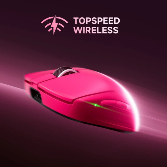 Безжична мишка MCHOSE A7 V2 Ultra White - Wireless Gaming Mouse - Dual 8K, Omron Mechanical