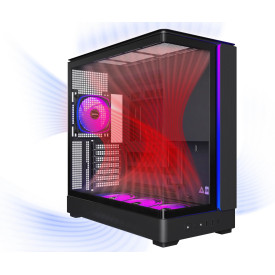 Кутия за компютър Montech Case ATX - KING 45 PRO, White - 4x120mm A-RGB, USB-C