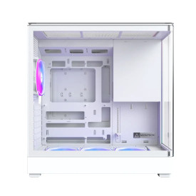 Кутия за компютър Montech Case ATX - KING 45 PRO, White - 4x120mm A-RGB, USB-C