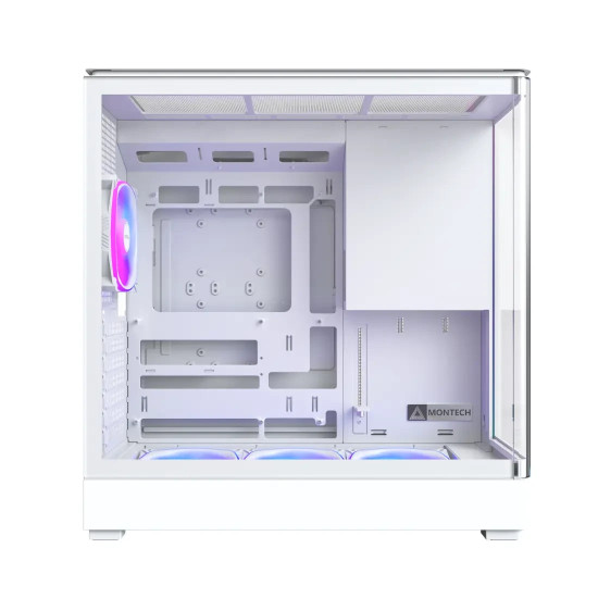 Кутия за компютър Montech Case ATX - KING 45 PRO, White - 4x120mm A-RGB, USB-C