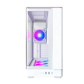 Кутия за компютър Montech Case ATX - KING 45 PRO, White - 4x120mm A-RGB, USB-C