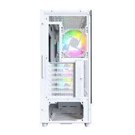 Кутия за компютър Montech Case mATX - X5 (W) - 4 A-RGB fans, USB-C