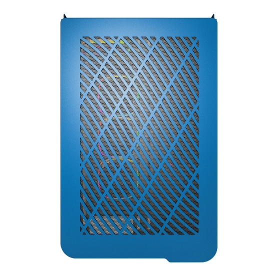 Кутия за компютър Montech KING 95 Pro, Dual Chamber Mid-tower Case, 6 ARGB Fans, 2 Front Panels, Prussian Blue