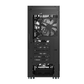 Кутия за компютър Montech X3 GLASS, Mid-tower Case, TG, 6 fixed RGB Fans, Black