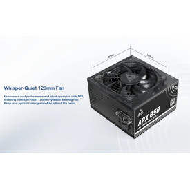 Захранване Montech PSU 650W - APX - 80 Plus White