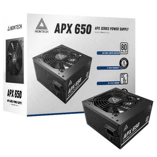 Захранване Montech PSU 650W - APX - 80 Plus White