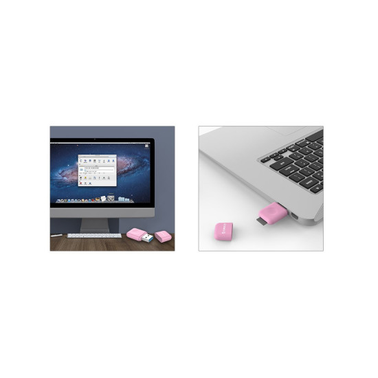 Четец за карти Orico Card Reader USB3.0 Gray - CRS12-GY