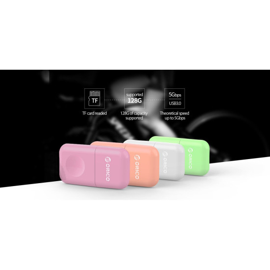 Четец за карти Orico Card Reader USB3.0 Gray - CRS12-GY