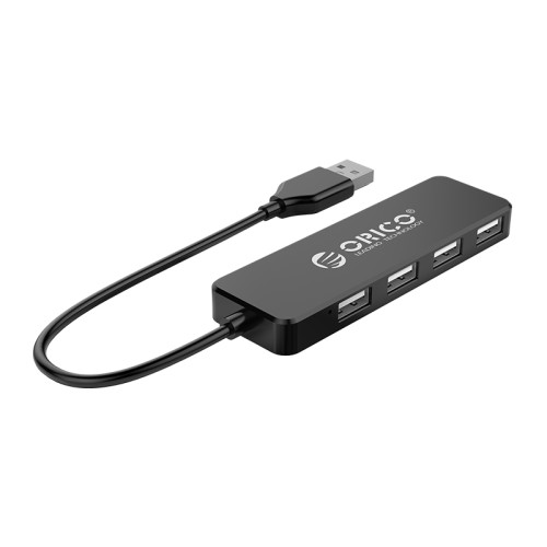 USB хъб Orico USB2.0 HUB 4 port Black - FL01-BK