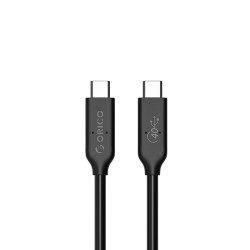 USB кабел Orico USB4.0 40Gbps M/M 0.3m Black PD100W - U4C03-BK
