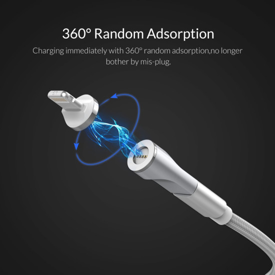 Преходник Orico Adapter - Magnetic Micro B to Lightning - ML01-SV
