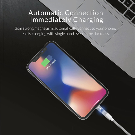 Преходник Orico Adapter - Magnetic Micro B to Lightning - ML01-SV