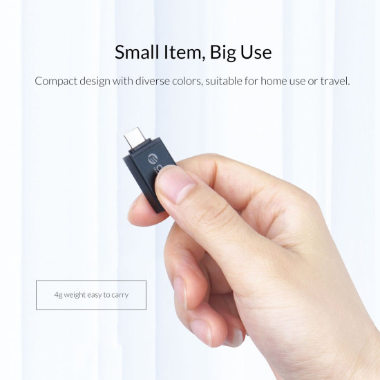 Преходник Orico Adapter OTG - USB Micro B to USB3.0 AF - CBT-UM01-BK