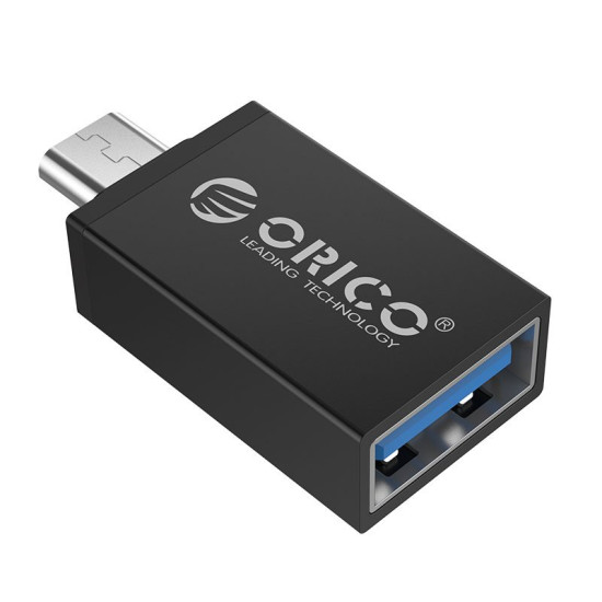 Преходник Orico Adapter OTG - USB Micro B to USB3.0 AF - CBT-UM01-BK