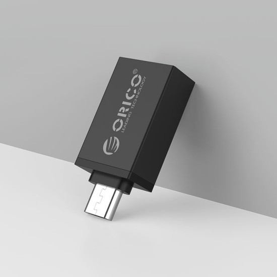 Преходник Orico Adapter OTG - USB Micro B to USB3.0 AF - CBT-UM01-BK