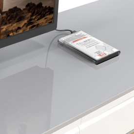 Външна кутия за диск Orico Storage - Case - 2.5 inch USB 3.0 transparent - 2139U3-CR