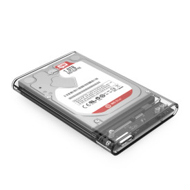 Външна кутия за диск Orico Storage - Case - 2.5 inch USB 3.0 transparent - 2139U3-CR