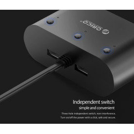 Разклонител за запалка за кола Orico Car Cigarette Lighter 3 Ports + 2xUSB, 12-24V - MP-2U3S