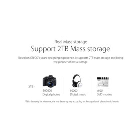 Външна кутия за диск Orico Storage - Case - 2.5 inch USB3.0 BLUE - 2588US3-BL