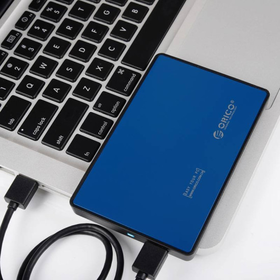 Външна кутия за диск Orico Storage - Case - 2.5 inch USB3.0 BLUE - 2588US3-BL