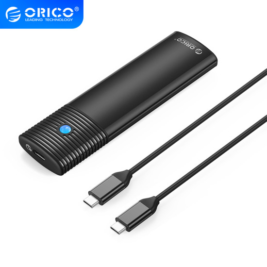 Външна кутия за диск Orico Storage - Case - M.2 NVMe M/B key 10 Gbps Black - PWM2-G2