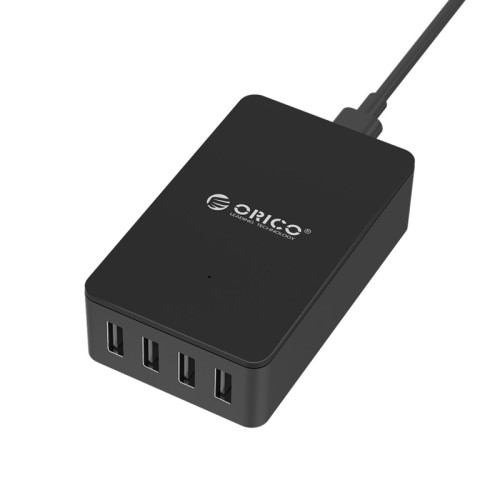 Зарядно Orico Smart Charger 220V - 34W 4 port black - CSE-4U