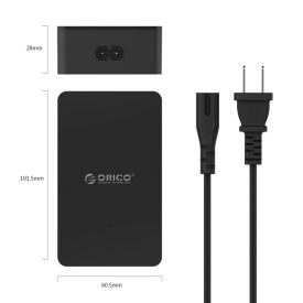 Зарядно Orico Smart Charger 220V - 34W 4 port black - CSE-4U