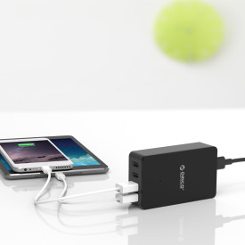 Зарядно Orico Smart Charger 220V - 34W 4 port black - CSE-4U