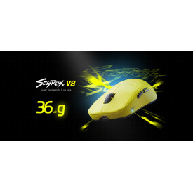 Безжична мишка Scyrox V8 Black - Wireless Gaming Mouse - 8K Polling Rate