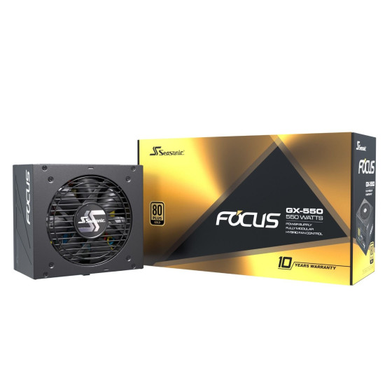 Захранване Seasonic PSU 550W Gold, Full Modular - FOCUS GX-550 - SSR-550FX Захранване Seasonic PSU 550W Gold, Full Modular - FOCUS GX-550 - SSR-550FX
