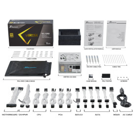 Захранване Seasonic PSU ATX 3.0 1000W Gold - VERTEX GX-1000 White - 12102GXAFS-W