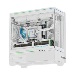 Кутия за компютър Thermalright TL-M10, Micro ATX, USB-C, 360mm, White