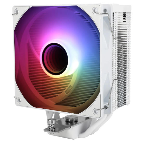Охладител за процесор Thermalright CPU Cooler Assassin Spirit 120 Vision A-RGB White - LCD Display, Infinity Mirror