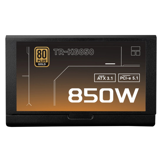 Захранване Thermalright TR-KG850, ATX 3.1, 850W, Gold, Black