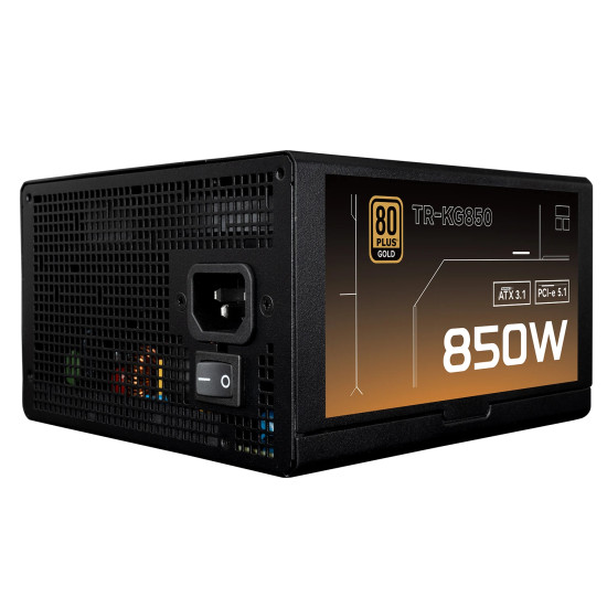 Захранване Thermalright TR-KG850, ATX 3.1, 850W, Gold, Black