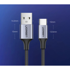 Ugreen кабел USB 2.0 Type A to Type-C US288, 1.5m - 60127