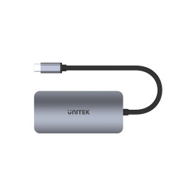 Докинг станция Unitek Docking Station Type-C 5-in-1, uHUB P5 Trio D1051A, USB-C PD100W x 1, HDMI x 2, VGA, USB3.0 x 1