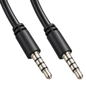 Аудио кабел VCom 3.5mm 4-pin with CTIA support with IC M / M - CV204-2.0m