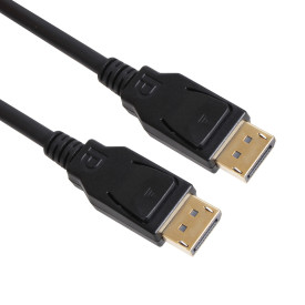Display Port кабел VCom v2.1 DP M / M - 8K, Black - CG651-2.0m
