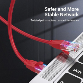 Мрежови кабел Vention LAN UTP Cat.6 Patch Cable - 2M Red - IBERH