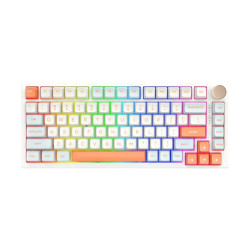 Клавиатура VGN Professional Gaming Mechanical Keyboard N75 RGB Jelly Orange - Power Silver Switches [Linear]