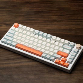 Клавиатура VGN Professional Gaming Mechanical Keyboard N75 RGB Jelly Orange - Power Silver Switches [Linear]