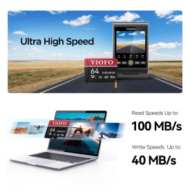 Карта памет Viofo VIOFOSD064G, microSDXC, 64GB, UHS-I, U3, V30, A2