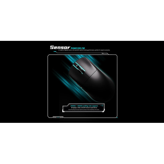 Безжична мишка VXE Wireless Gaming Mouse Dragonfly R1 Pro Max 1K (4K compatible) - Kailh White Blade Switches, White