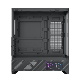 Кутия за компютър Xigmatek Case ATX - Alphard Pro - 6 inch LCD Display, 6 ARGB Fans