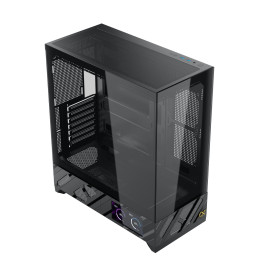 Кутия за компютър Xigmatek Case ATX - Alphard Pro - 6 inch LCD Display, 6 ARGB Fans