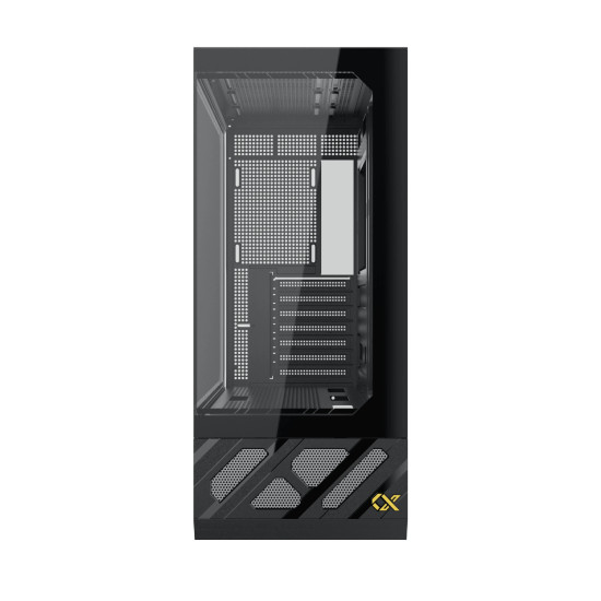 Кутия за компютър Xigmatek Case ATX - Alphard Pro - 6 inch LCD Display, 6 ARGB Fans
