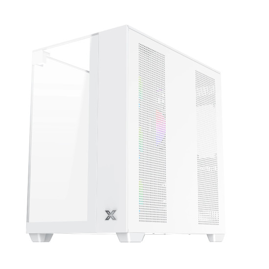 Кутия за компютър Xigmatek AQUA V ARCTIC - 7 ARGB Fans, White