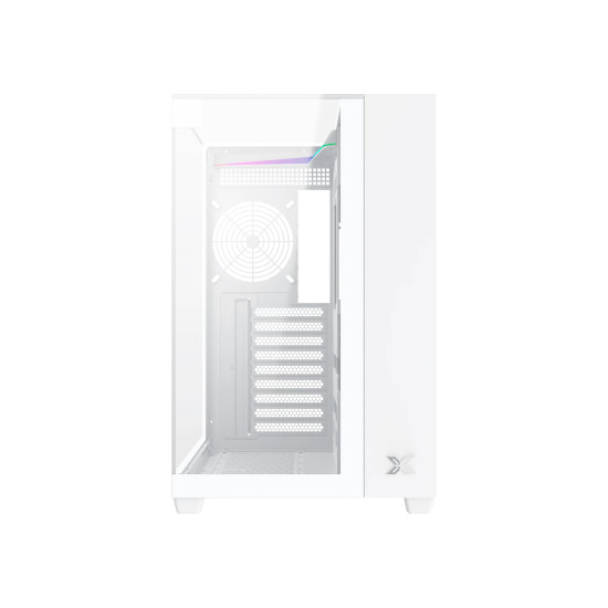 Кутия за компютър Xigmatek AQUA V ARCTIC - 7 ARGB Fans, White
